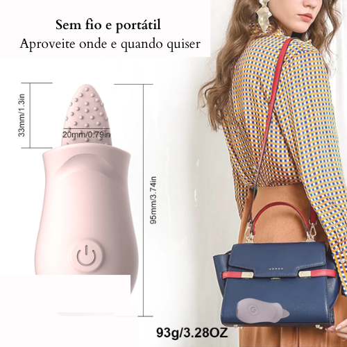 descrição do tamanho vibrador feminino 